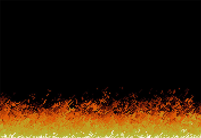 HTML5燃烧的火焰动画特效7385