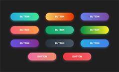 CSS3彩色渐变圆角按钮特效