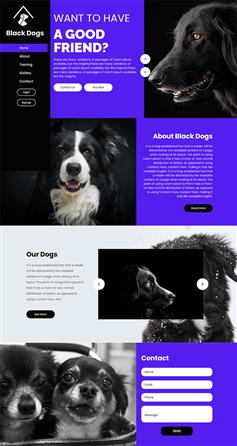 HTML5寵物狗寵物醫院網站模板