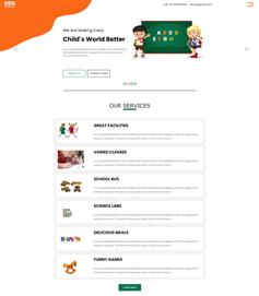 教育教学机构HTML5网站模板